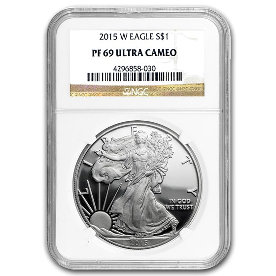 2015-W Proof Silver American Eagle PF-69 NGC 2015-W Proof Silver American Eagle PF-69 NGC
